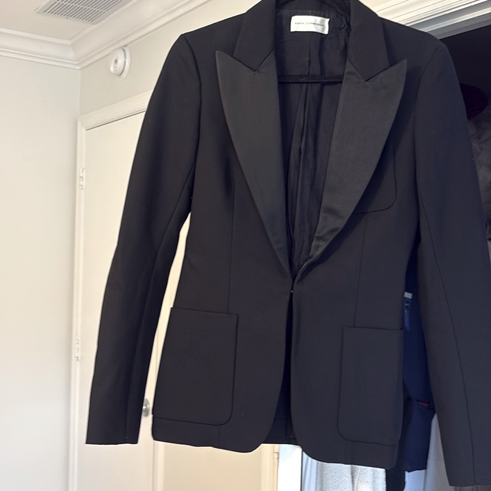 Faith Connexion wool blazer black